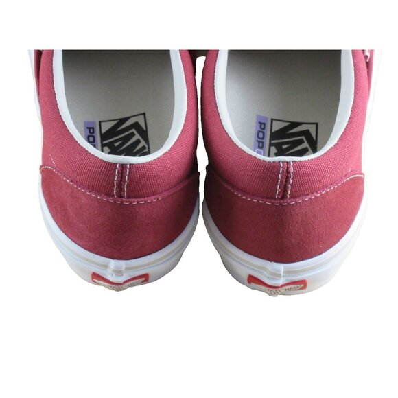 Vans Men's Skate Slip On Sun Dried Tomato Red Suede Canvas shoes Sizes NIB - Picture 5 of 7